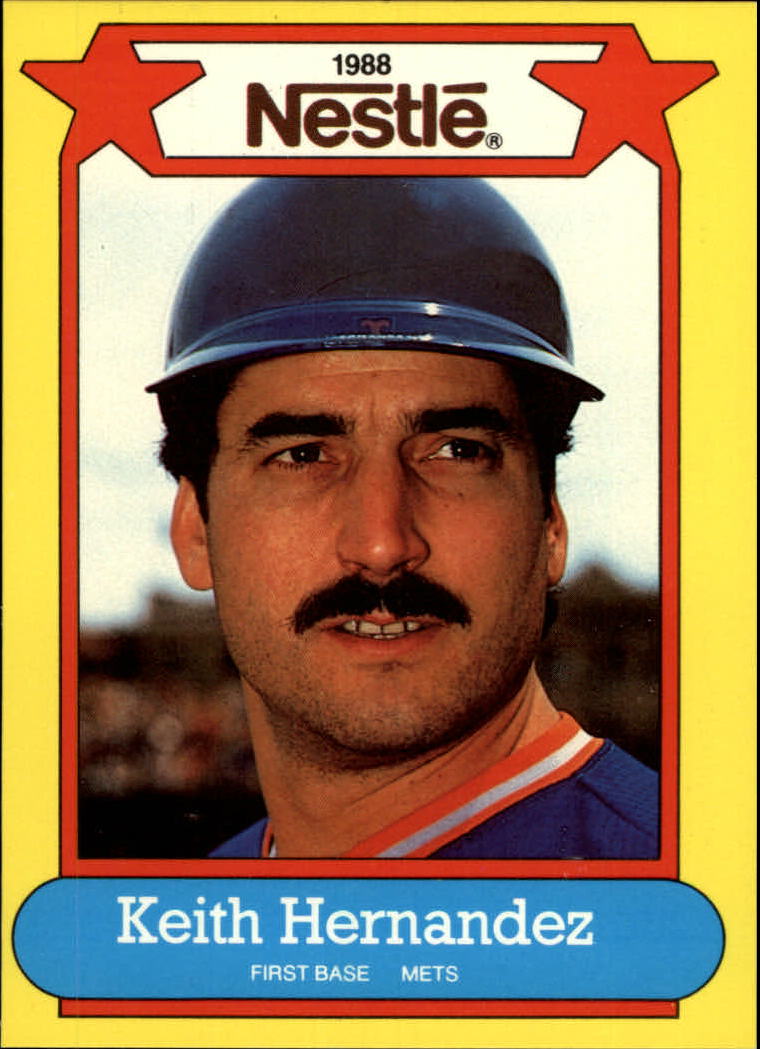 1988 Nestle Baseball Cards     042      Keith Hernandez
